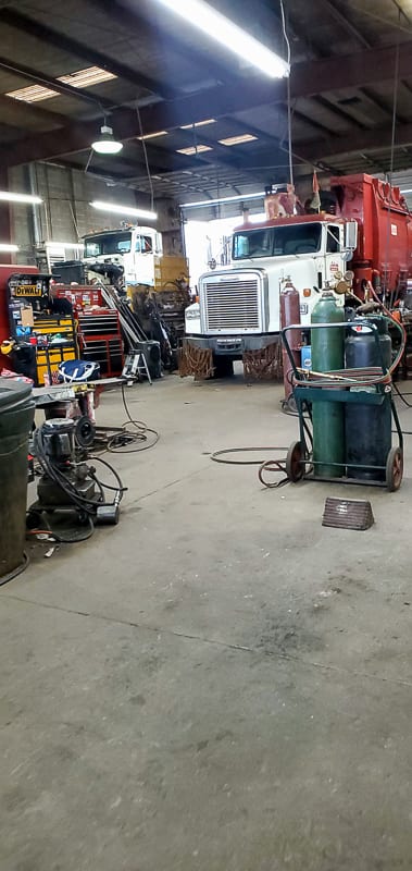In-house welding and fabrication inside the Largo Frame shop